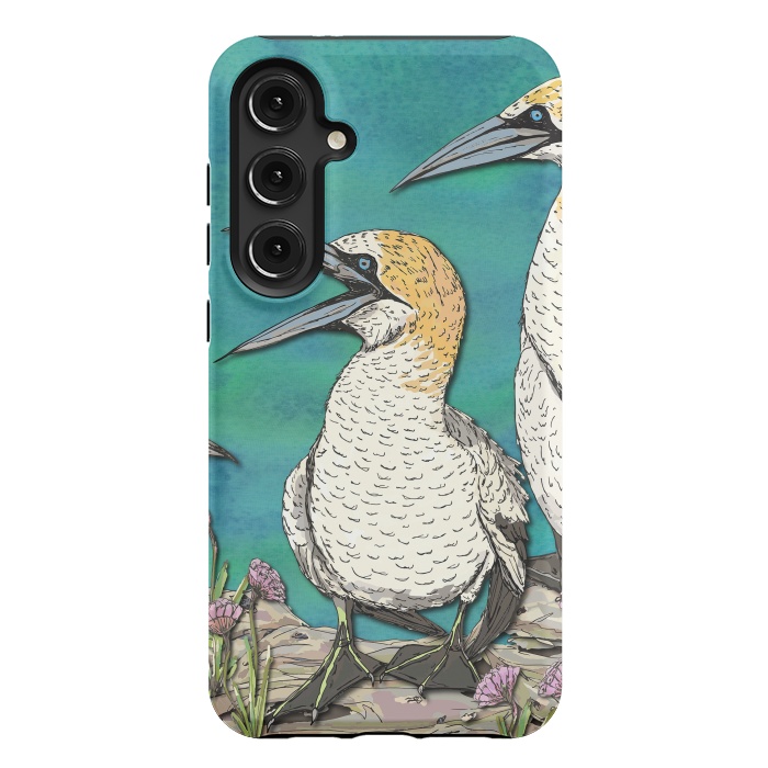 Galaxy S24 Plus StrongFit Gannet Chat by Lotti Brown