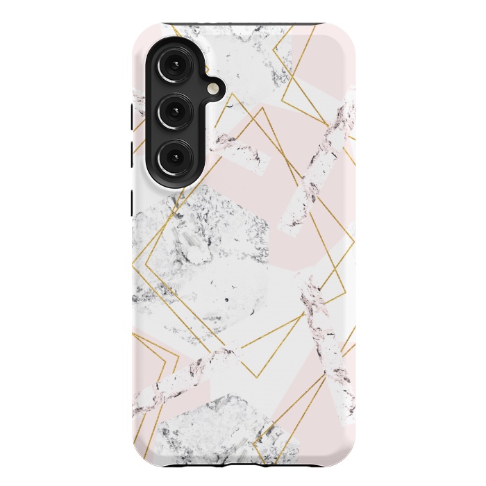 Galaxy S24 Plus StrongFit Marble and abstract frames by Julia Badeeva