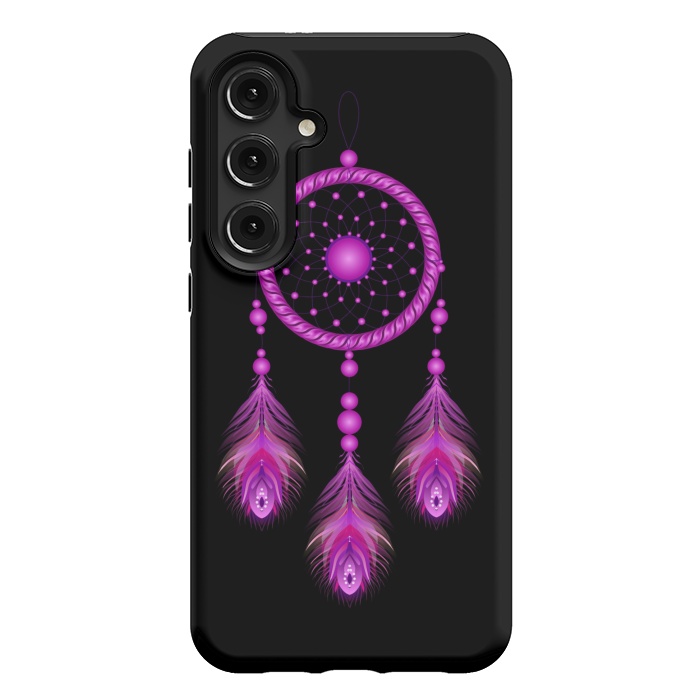 Galaxy S24 Plus StrongFit Pink dream catcher  by Winston