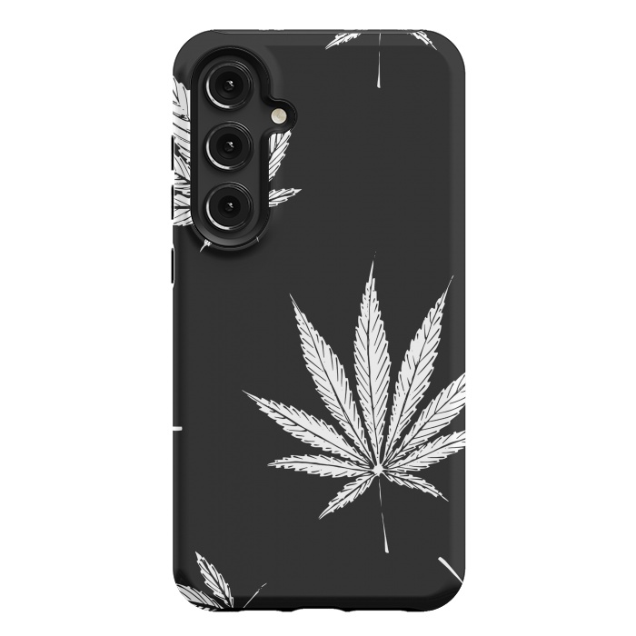 Galaxy S24 Plus StrongFit marijuana leaf by haroulita