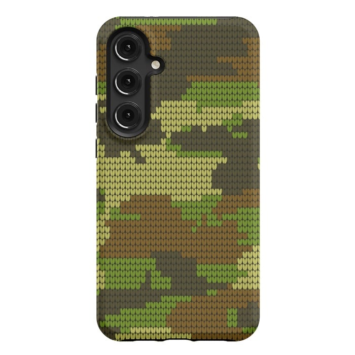 Galaxy S24 Plus StrongFit camo hearts by haroulita