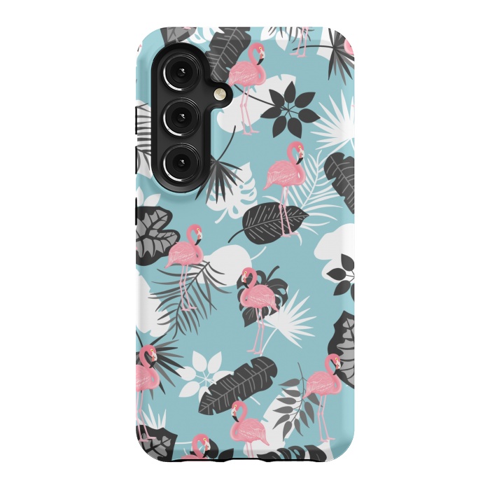 Galaxy S24 StrongFit Pink flamingo by Jms