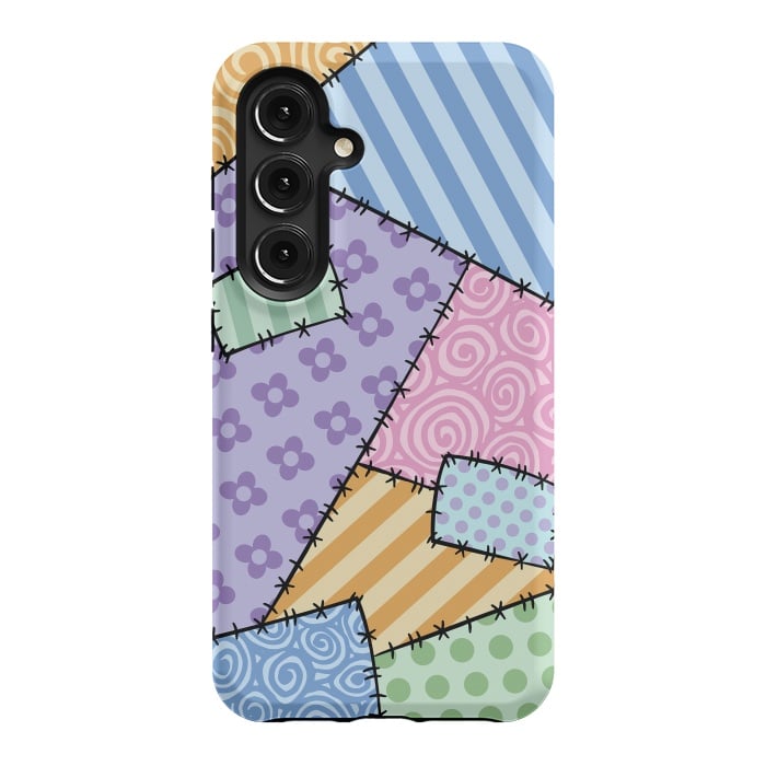 Galaxy S24 StrongFit Patchwork by Laura Nagel
