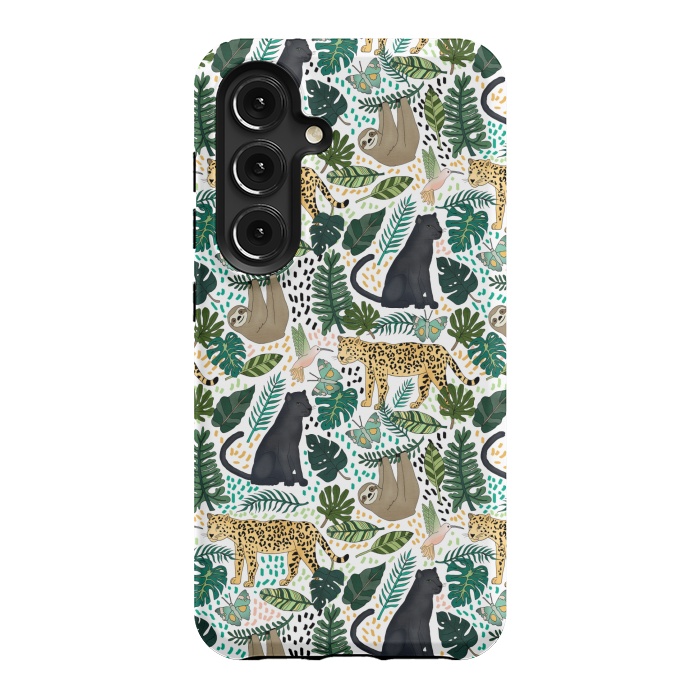 Galaxy S24 StrongFit Emerald Forest Animals by Tangerine-Tane