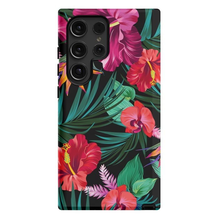 Galaxy S24 Ultra StrongFit Exotic Flowers by ArtsCase