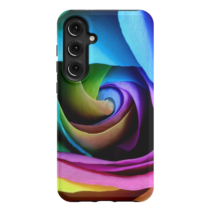 Galaxy S24 Plus StrongFit colorful rose by haroulita