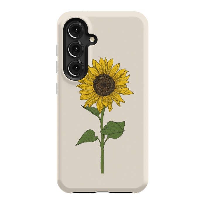 Galaxy S24 StrongFit Sunflower by Jms