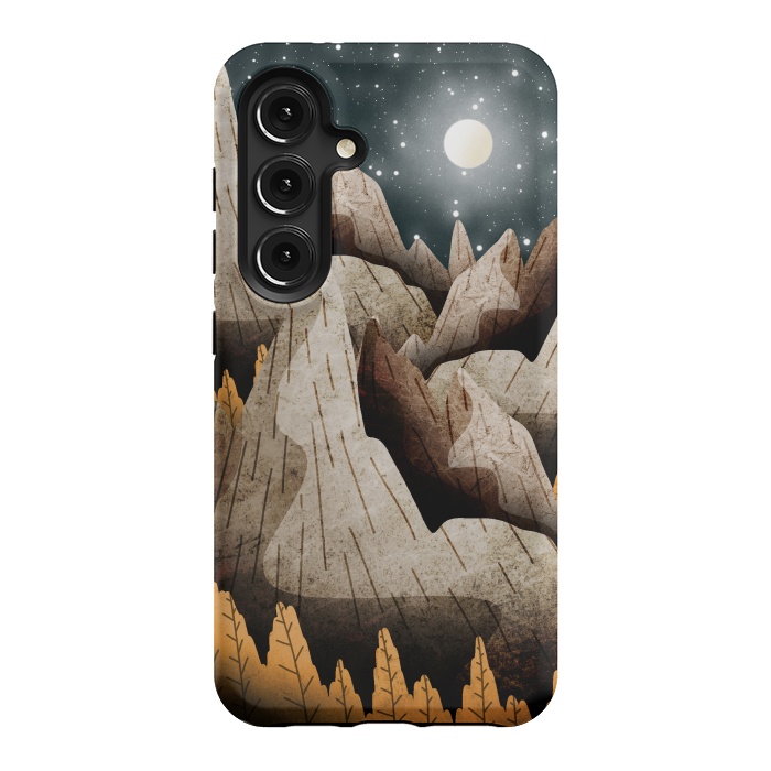 Galaxy S24 StrongFit Mountainous mountain and peaks by Steve Wade (Swade)