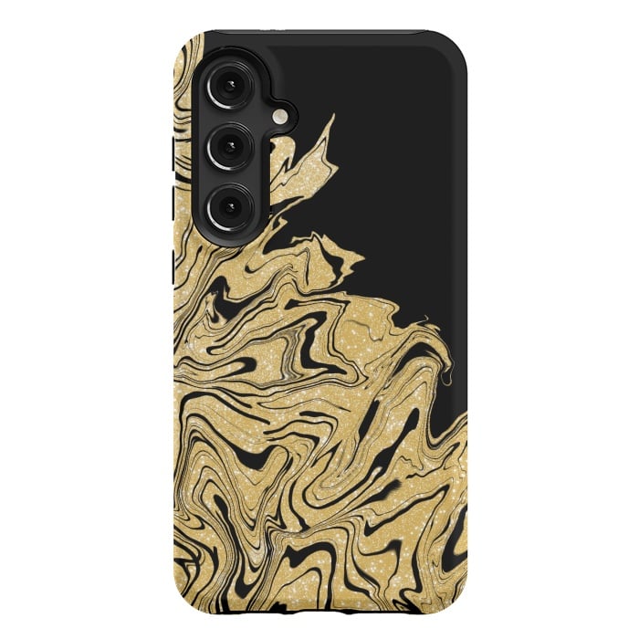 Galaxy S24 Plus StrongFit Gold marble by Jms