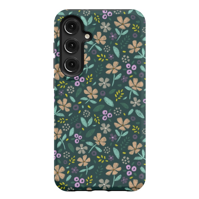 Galaxy S24 Plus StrongFit Wildflowers by Tishya Oedit