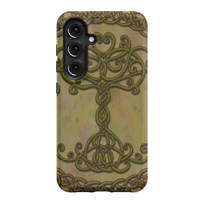 Galaxy S24 StrongFit Celtic Tree of Life I by Lotti Brown