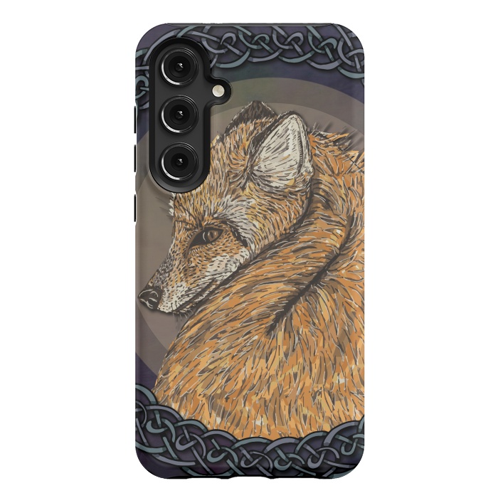 Galaxy S24 Plus StrongFit Celtic Fox by Lotti Brown