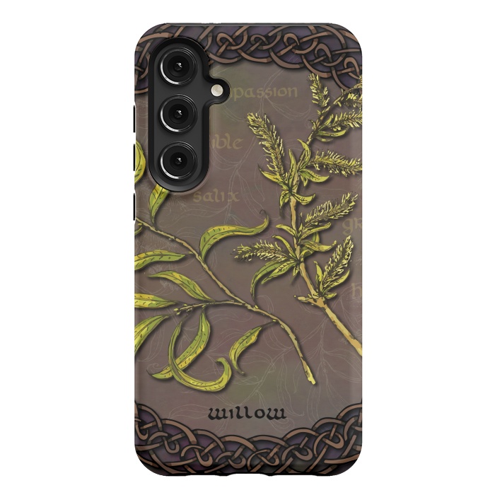 Galaxy S24 Plus StrongFit Celtic Willow by Lotti Brown