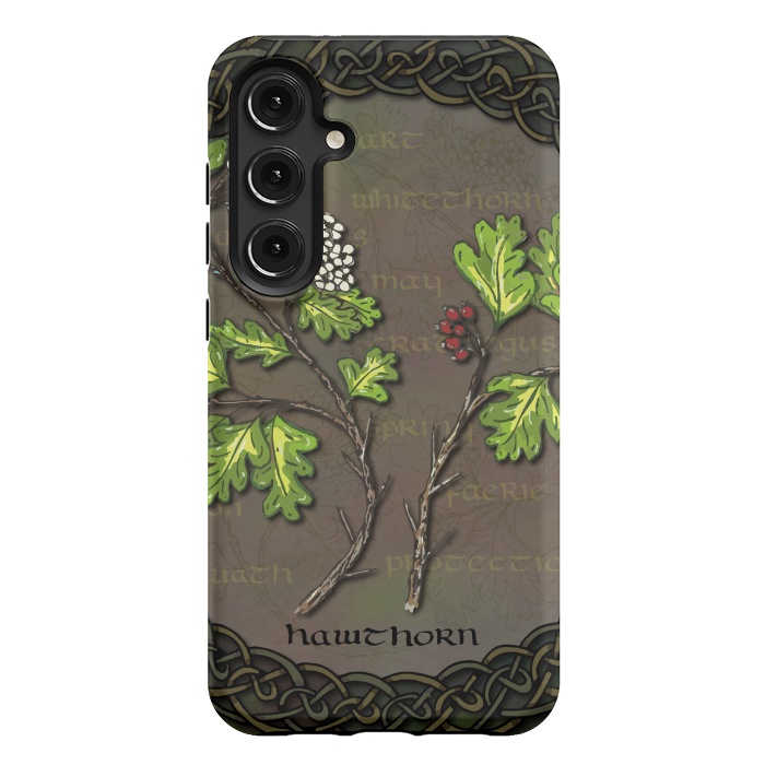 Galaxy S24 Plus StrongFit Celtic Hawthorn by Lotti Brown