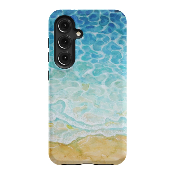 Galaxy S24 StrongFit Watercolor Sea G564 by Medusa GraphicArt