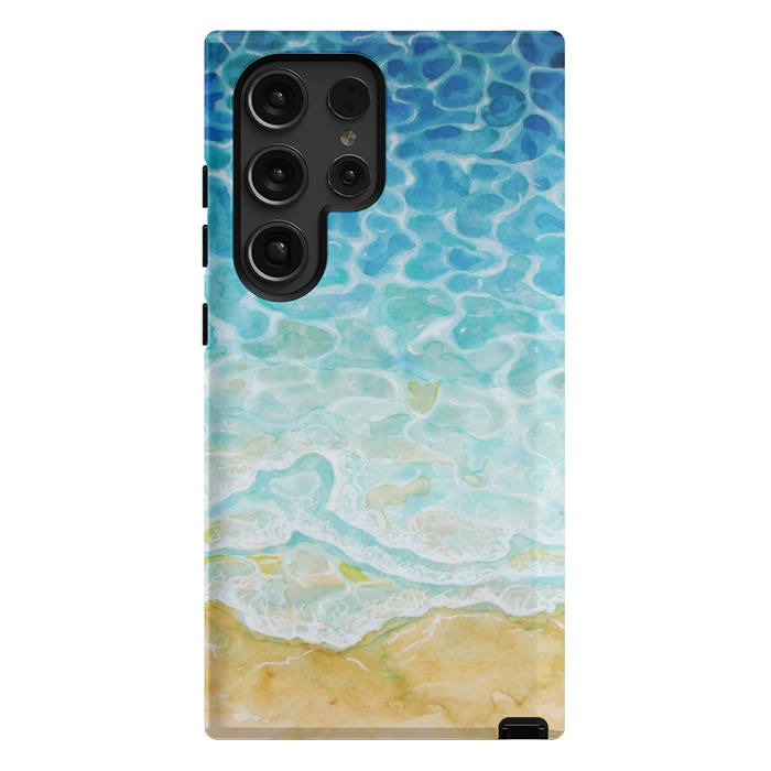 Galaxy S24 Ultra StrongFit Watercolor Sea G564 by Medusa GraphicArt