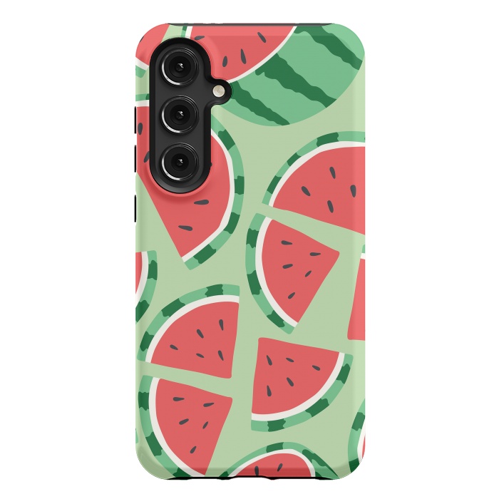 Galaxy S24 Plus StrongFit Watermelon pattern 01 by Jelena Obradovic