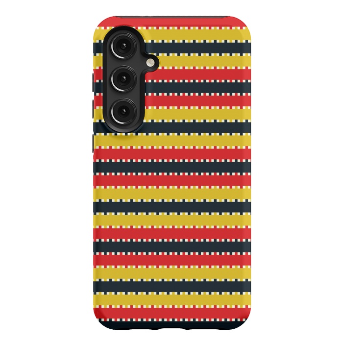 Galaxy S24 Plus StrongFit Plaid Yellow by TMSarts