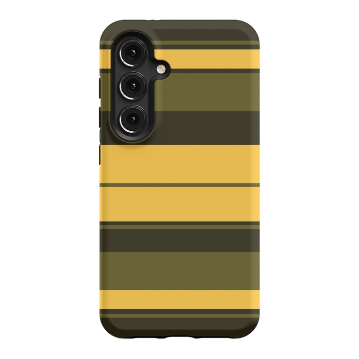 Galaxy S24 StrongFit Vintage Yellow by TMSarts