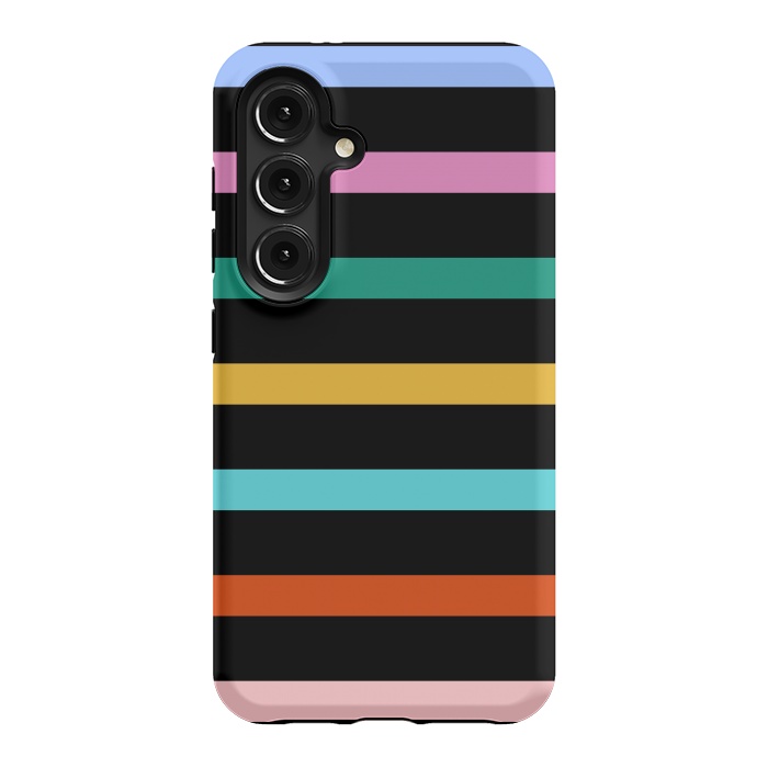 Galaxy S24 StrongFit Colored Stripes by TMSarts