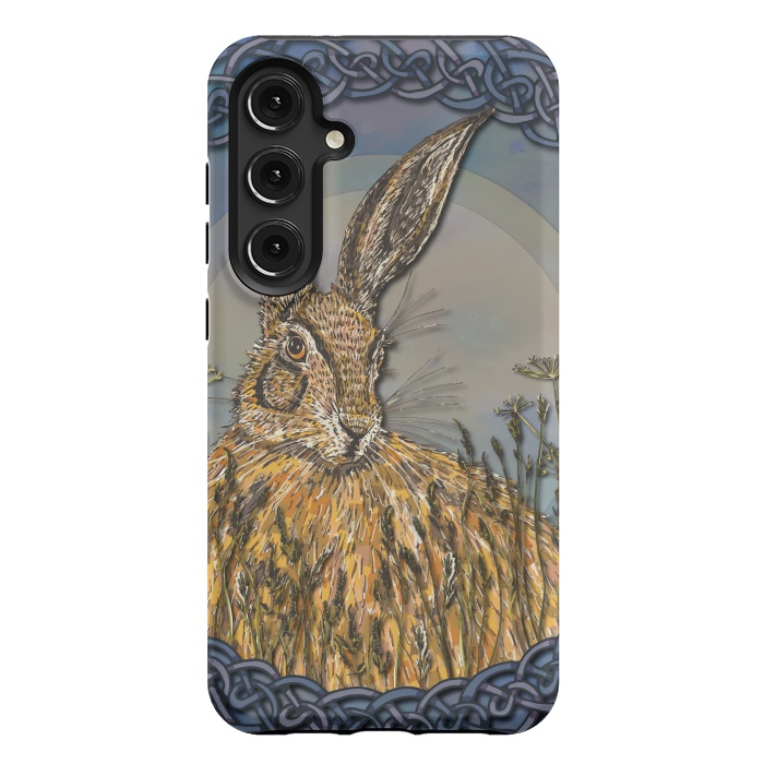 Galaxy S24 Plus StrongFit Celtic Hare by Lotti Brown
