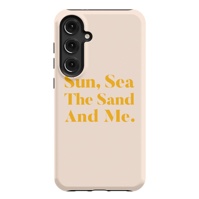 Galaxy S24 Plus StrongFit Sun, Sea, The Sand & Me by Uma Prabhakar Gokhale