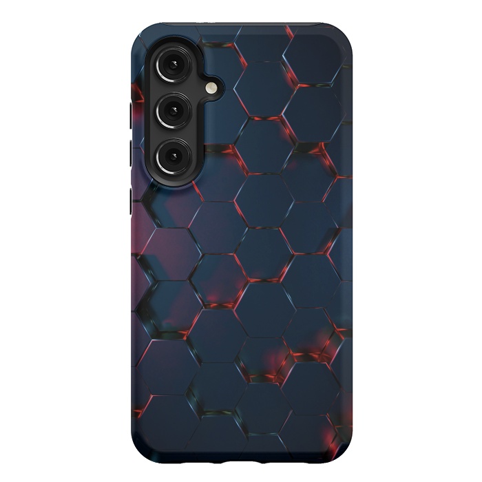 Galaxy S24 Plus StrongFit Hexagons  by Winston