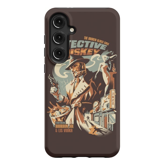 Galaxy S24 Plus StrongFit Detective Whiskey by Ilustrata