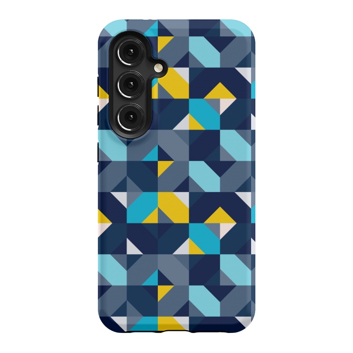 Galaxy S24 StrongFit Geometric Hypnotic Shapes by TMSarts