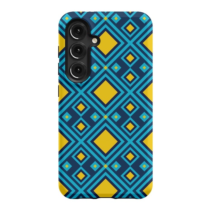 Galaxy S24 StrongFit Geometric Abstract Diamond by TMSarts