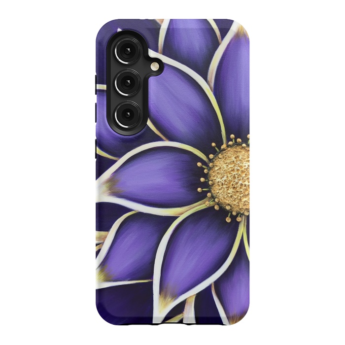 Galaxy S24 StrongFit Purple Passion II by Denise Cassidy Wood