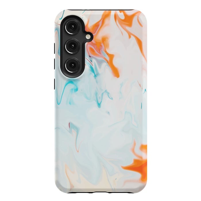 Galaxy S24 Plus StrongFit Abstract Marble-I by Creativeaxle