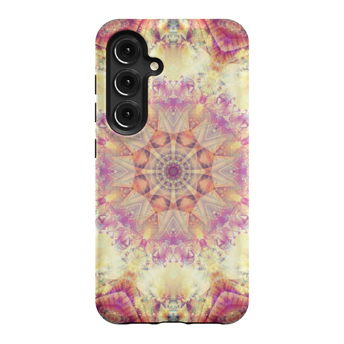Galaxy S24 StrongFit Abstract Decorative Multicolored Texture by ArtsCase