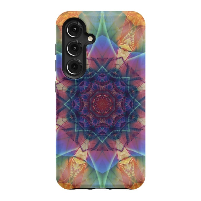 Galaxy S24 StrongFit Ancient Geometry With a Star Field by ArtsCase