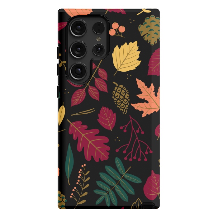 Galaxy S24 Ultra StrongFit Autumn Pattern With Leaves by ArtsCase