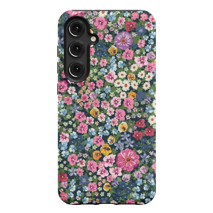 Galaxy S24 Plus StrongFit Beatiful and Cute Flowers in Different Colors XI by ArtsCase