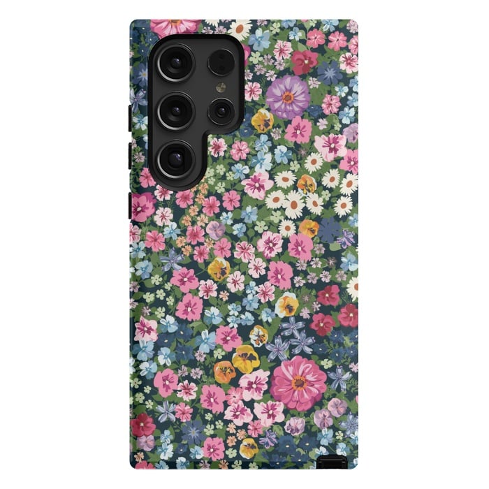 Galaxy S24 Ultra StrongFit Beatiful and Cute Flowers in Different Colors XI by ArtsCase