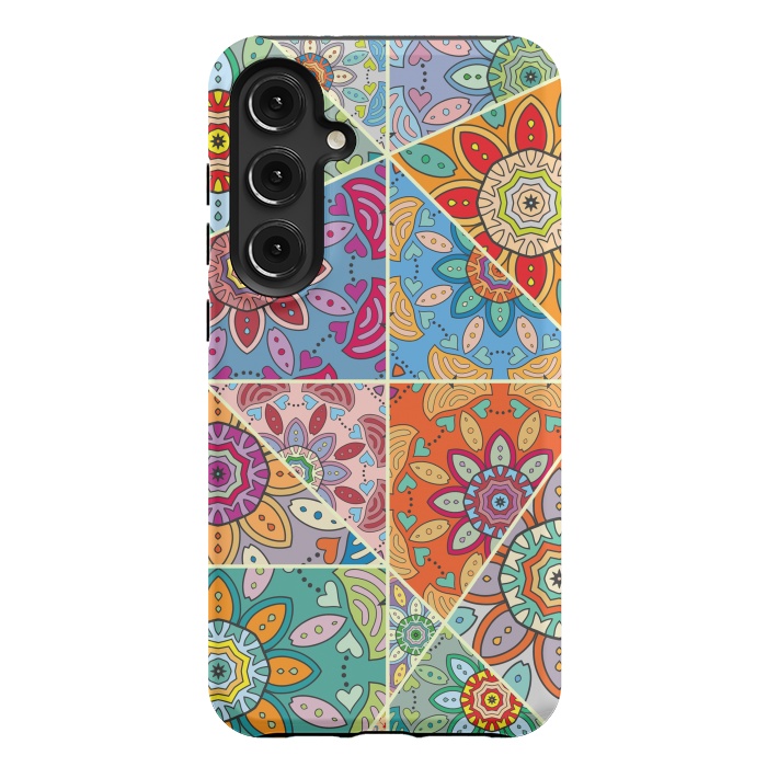 Galaxy S24 Plus StrongFit Decorative Elements with Mandalas Designs by ArtsCase