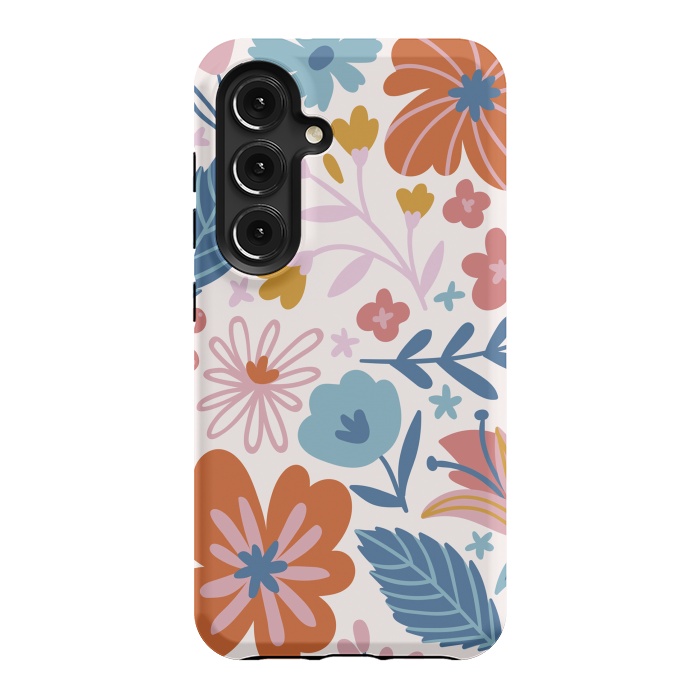 Galaxy S24 StrongFit Floral Pattern XI by ArtsCase