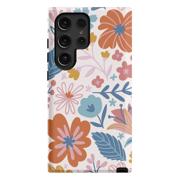 Galaxy S24 Ultra StrongFit Floral Pattern XI by ArtsCase