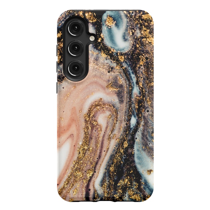 Galaxy S24 Plus StrongFit Golden Turn Artistic Design by ArtsCase