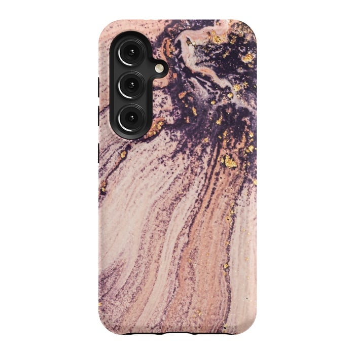 Galaxy S24 StrongFit Golden Turn Artistic Design I by ArtsCase