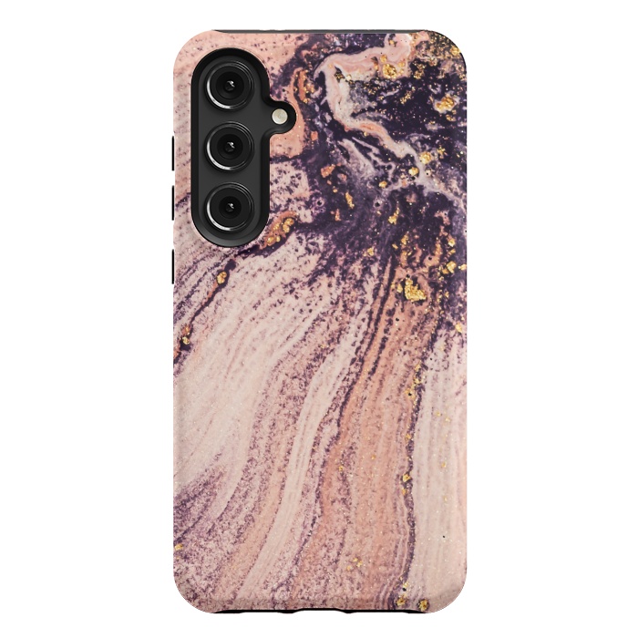 Galaxy S24 Plus StrongFit Golden Turn Artistic Design I by ArtsCase