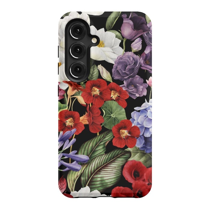 Galaxy S24 StrongFit Design Floral Pattern II by ArtsCase