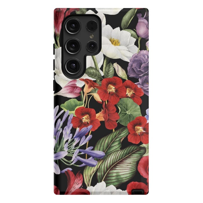 Galaxy S24 Ultra StrongFit Design Floral Pattern II by ArtsCase