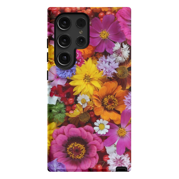 Galaxy S24 Ultra StrongFit Flowers in Different Shapes and Colors V  by ArtsCase