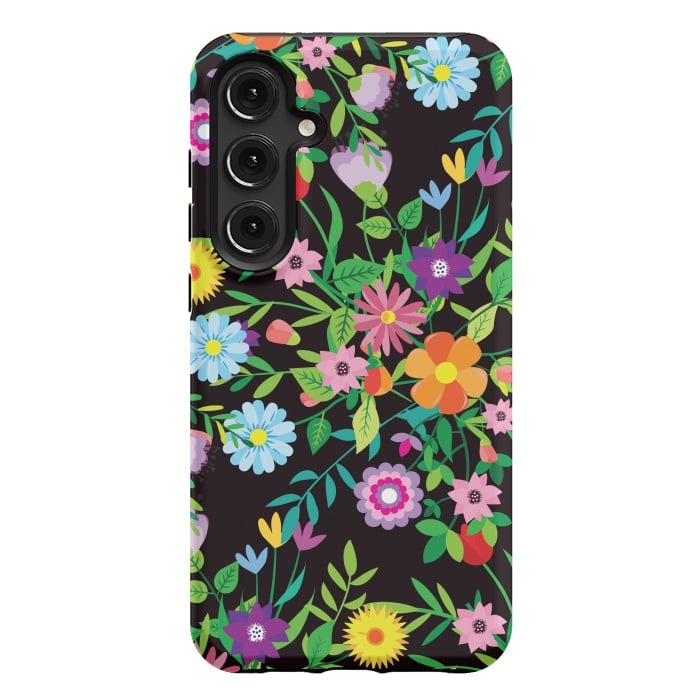 Galaxy S24 Plus StrongFit Pattern Doodle Spring by ArtsCase