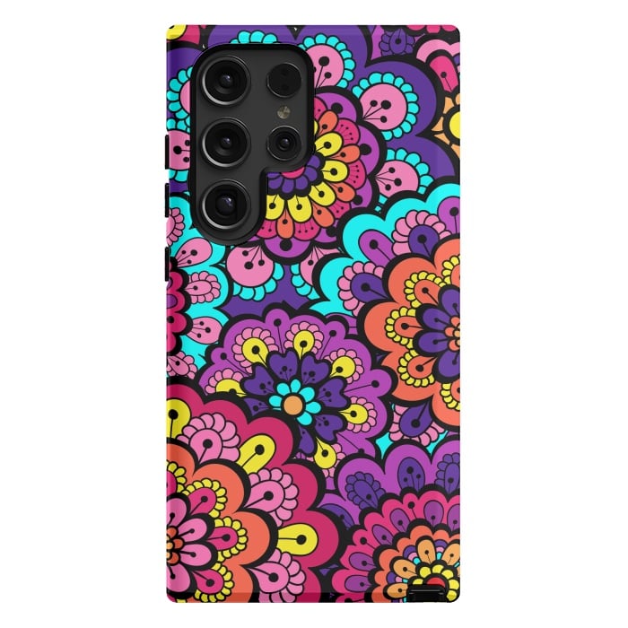 Galaxy S24 Ultra StrongFit Patterns Doodle Spring XII by ArtsCase