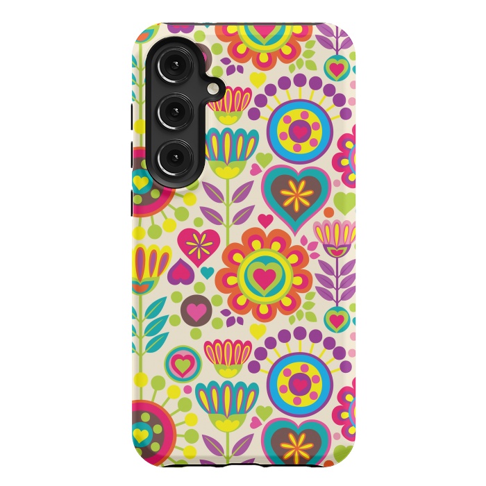 Galaxy S24 Plus StrongFit Sweet Pink Flowers 789 by ArtsCase