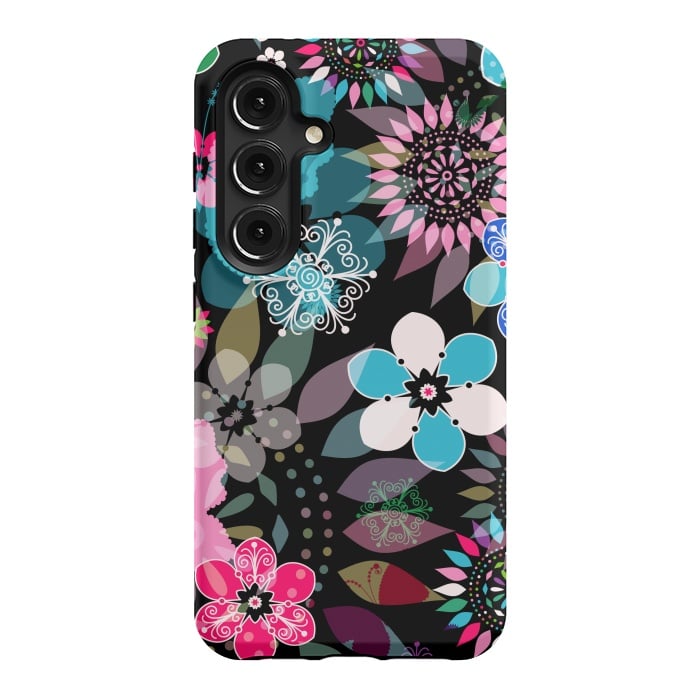 Galaxy S24 StrongFit Seamless Patterns with Flowers XII by ArtsCase